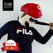 Nintendo switch game Mario doll Super Mary headgear diy mask cos adult cartoon anime