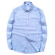 Linen long-sleeved shirts, yarn-dyed ready-to-wear, washed spring and summer men's plaid cotton and linen breathable casual shirts and thin jackets