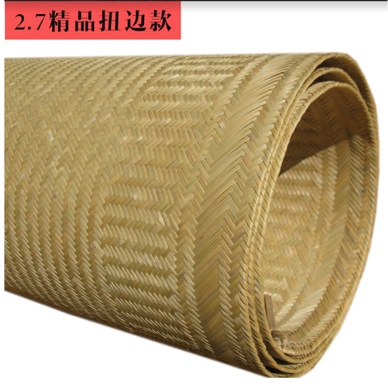 水竹涼席1 8米人工編織篾席竹編席子頭青水竹蓆子手工老涼席