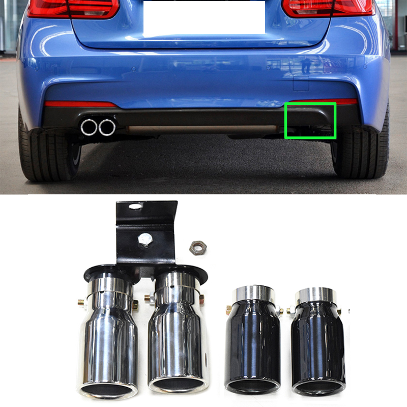 Applicable BMW3 Department 4 Department GT320i425 retrofitted with right trim rear larynx F30F35 modified exhaust pipe tailpipe