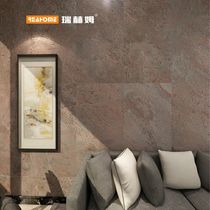 REAHOME Red copper hair stone rock sheet Natural thin slate stone veneer stone wallpaper