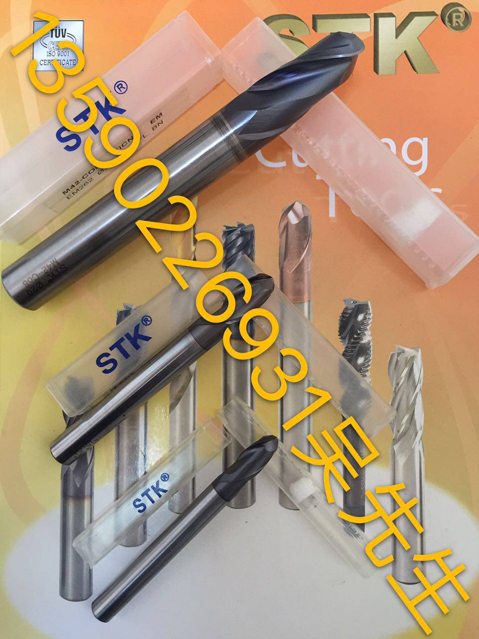 Agent Japan STK cobalt high-speed steel upright milling cutter M42-CO8 STK white steel knife EM262 series R knife coating-Taobao