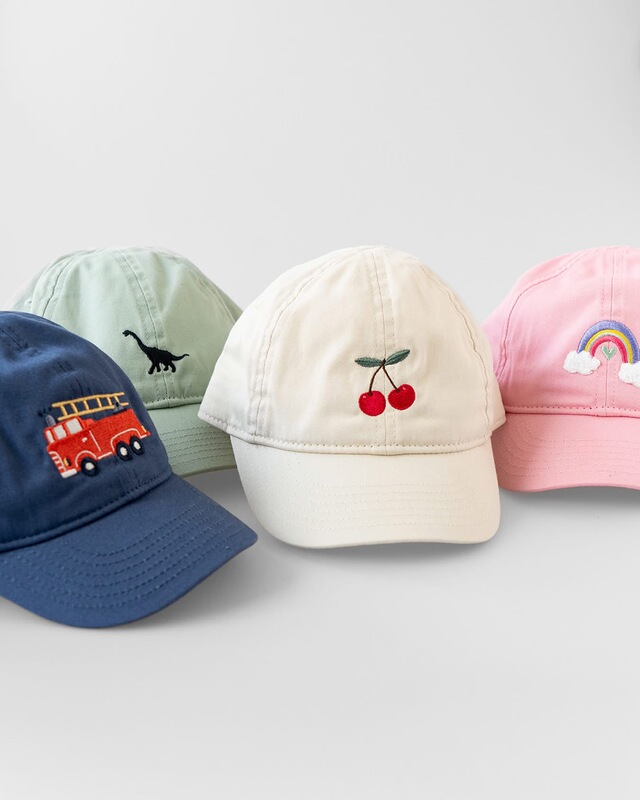 Nordic Swedish Pop Children's Organic Cotton Soft-Top Baseball Cap Nordic Swedish Pop Children's Organic Cotton Soft-Top Baseball Cap