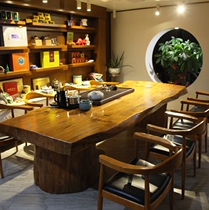 Solid Wood big board table conference table tea table tea table Chinese tea table loft desk boss table boss table