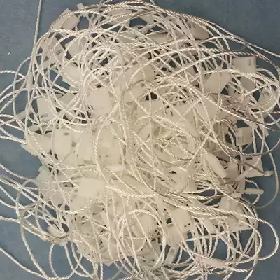 Clothing listing certificate Clothing tag lanyard hanging grain black and white, red, green, gray and blue multi-color optional 1000 per pack