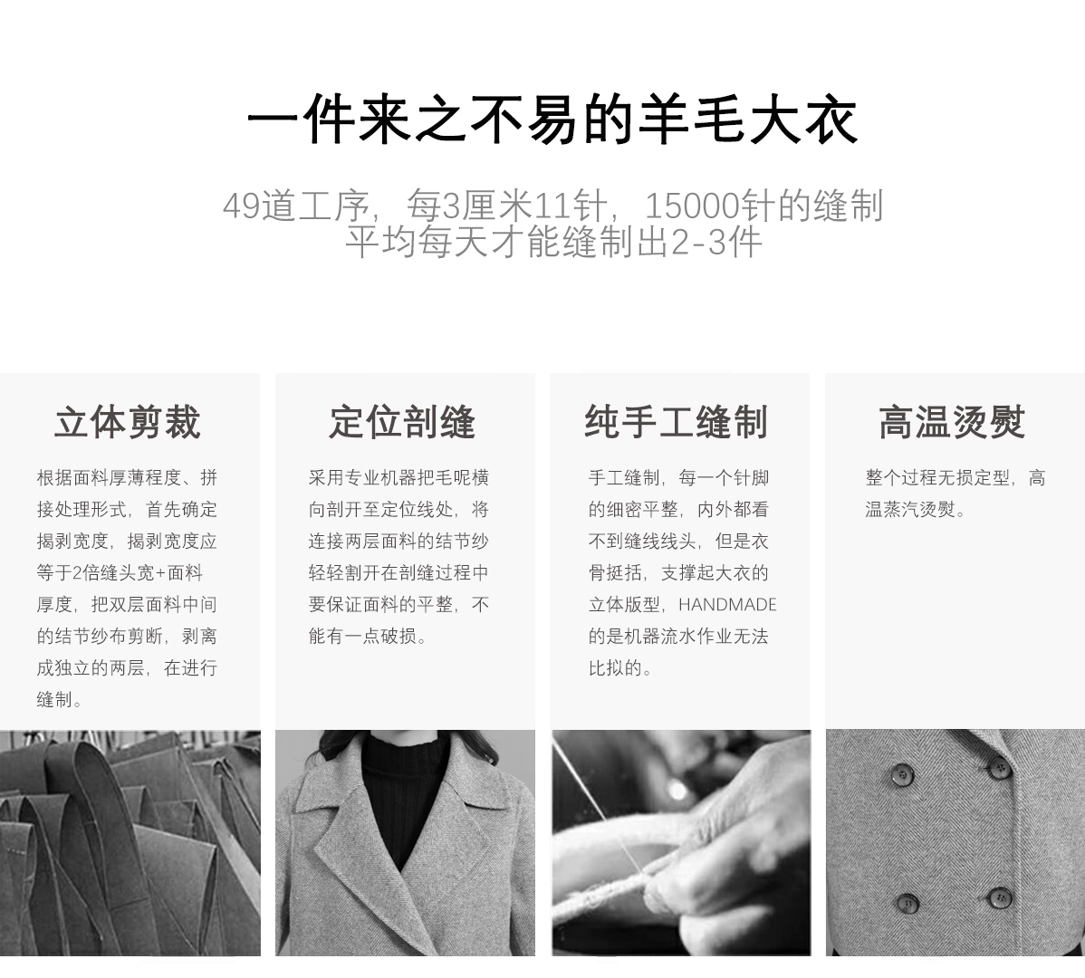 2019 mới hai mặt ngắn của phụ nữ mỏng len cashmere áo khoác len xương cá nhỏ áo len nhỏ áo khoác đẹp