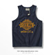 ເສື້ອຢືດເສື້ອຍືດຜູ້ຊາຍໃສ່ເສື້ອກິລາຕີດອກປີກໄກ່ຂອງອາເມລິກາ street toptank sweat vest ຍີ່ຫໍ້ trendy basketball training sports fitness I-shaped waistcoat sleeveless t-shirt