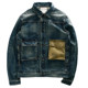 Denim jacket ຜູ້ຊາຍດູໃບໄມ້ລົ່ນແລະລະດູຫນາວໃຫມ່ແບບອາເມລິກາ khaki retro ແນວໂນ້ມຫນັກໄວຫນຸ່ມ slim workwear denim jacket ຜູ້ຊາຍ