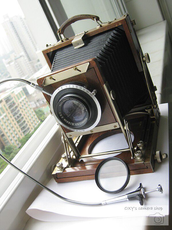 日本长冈Nagaoka 4x5木制双轨大画幅照相机+Tessar天塞165mm 4.5评价