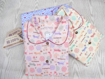 Day single women cotton flannel spring and autumn long-sleeved trousers Home clothes pajamas autumn and winter large size