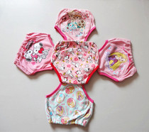 New childrens three-layer breathable diapers learning pants training pants infant towel cloth waterproof diaper pants