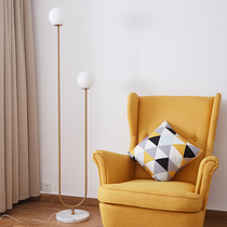 Total copper light extravagant floor lamp Creative Living room Book room Bedroom Bedroom headlights Brief modern Nordic net red upright table lamp