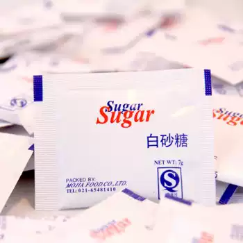 Sugar white Sugar bag coffee condiment white Sugar package 5gx100 Coffee Mate coffee Sugar bag