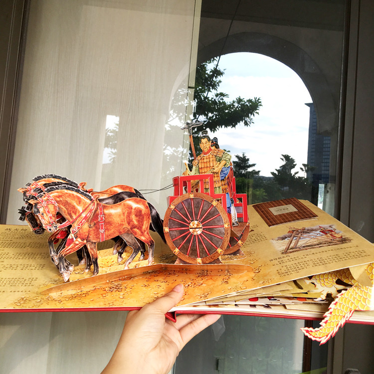 Chinese Culture Teenagers Interest Three-dimensional Book 3D Male And Female Children's Storybook Enlightenment Popular Science Encyclopedia Gift Box Gift