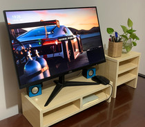 Computer display heightening frame support base screen office supplies desktop containing box keyboard finishing flower shelf