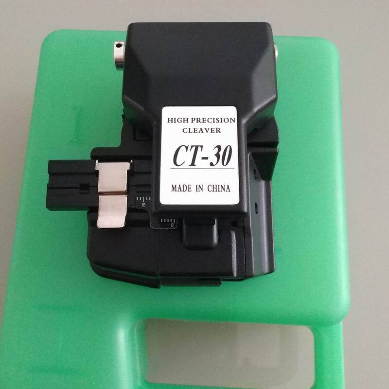 Domestic Ct30 Fiber Optic Cleaver with Automatic Blade Return, Optical Cable Cutter with Downward Pressure Cutting, High Precision, Can Be Used with Fusion Splicer