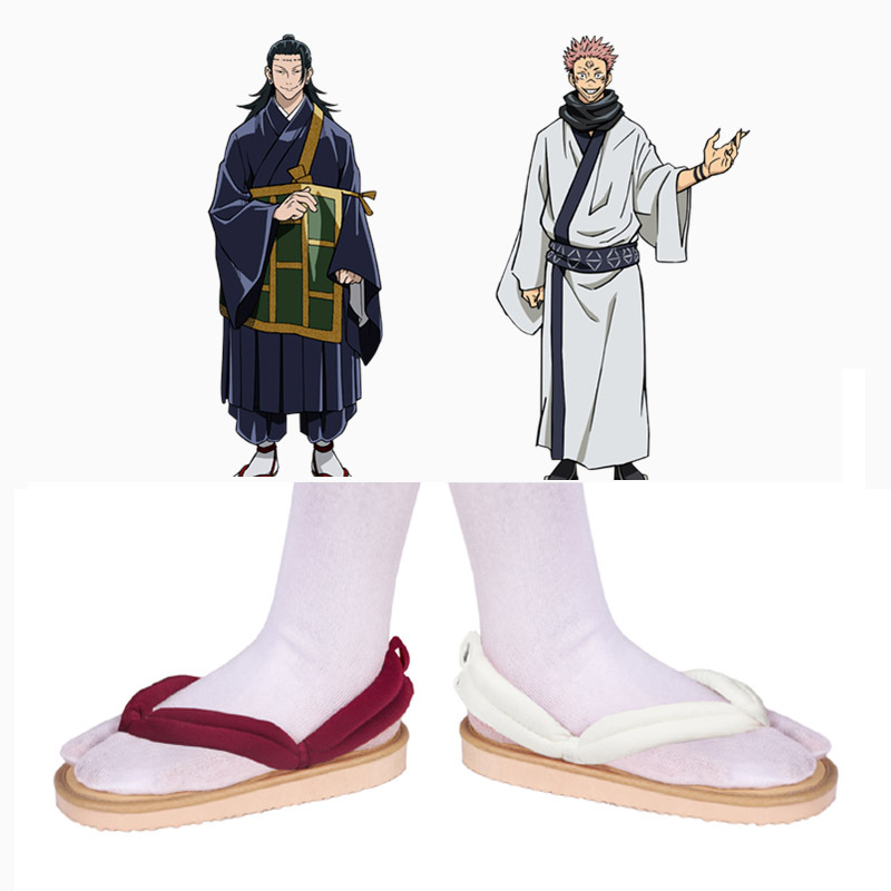 Jujutsu Kaisen Cosplay, Suguru Geto Yukata, Nyuji Itadori Monk Costume, Cosplay Shoes, Wooden Clogs, Straw Clogs Jujutsu Kaisen Cosplay, Suguru Geto Yukata, Nyuji Itadori Monk Costume, Cosplay Shoes, Wooden Clogs, Straw Clogs