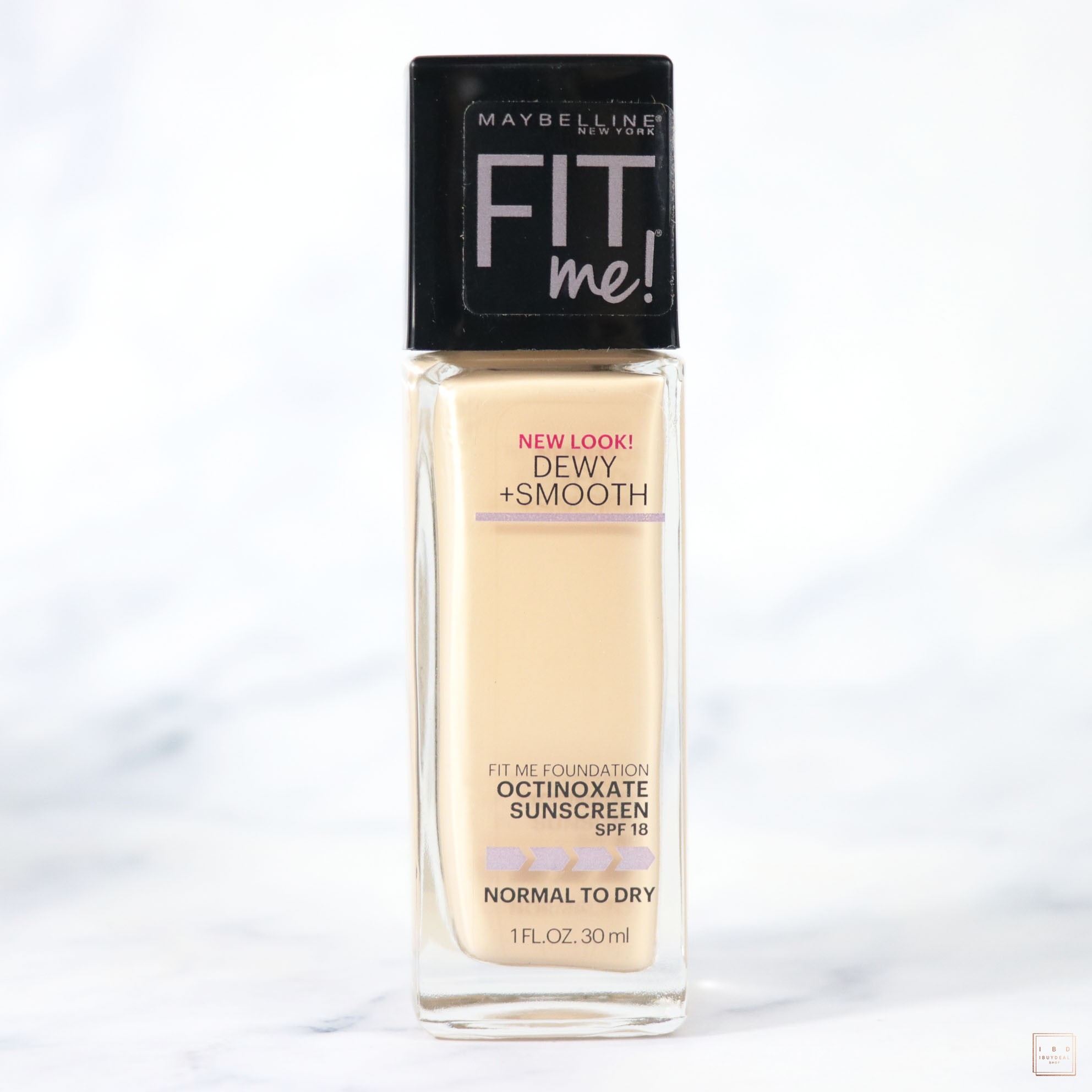 (Bonded BS)Maybelline Fit Me Dewy Medium dry skin foundation moisturizing gloss section
