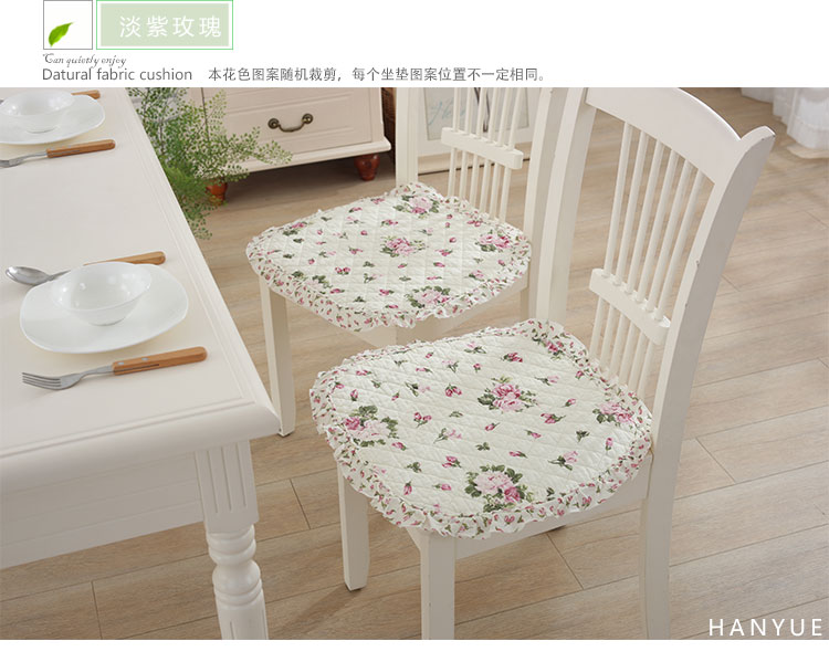 Bông Four Seasons ghế ăn đệm phần mỏng mục vụ bông pad đệm ghế đệm ghế với một dây đeo đơn - Ghế đệm / đệm Sofa đệm ngồi ghế văn phòng