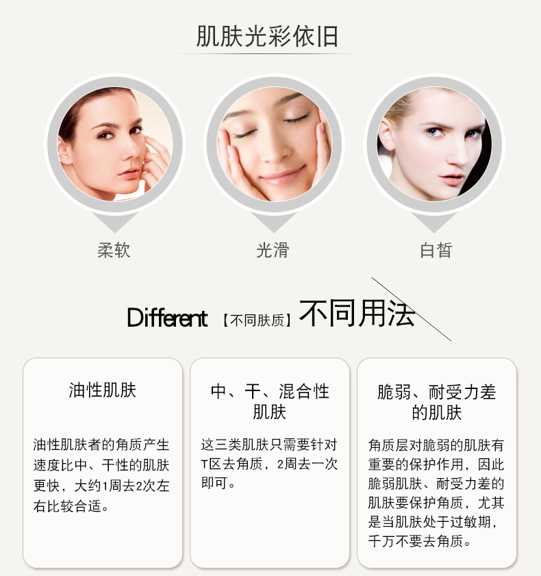 Văn phòng Oufeizi Microcrystalline Revitalizing tẩy tế bào chết kem tẩy tế bào chết người đàn ông và phụ nữ chà mặt Gentle Deep Cleansing tẩy da chết vật lý