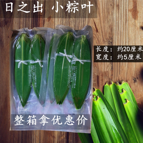 Zongzi Lease 100 кусочков свежего зеленого бамбукового листья листьев листьев