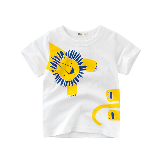 丨특별 정리丨브랜드 할인점 여름 원숭이 신작 티셔츠 아동용 유행 반팔
