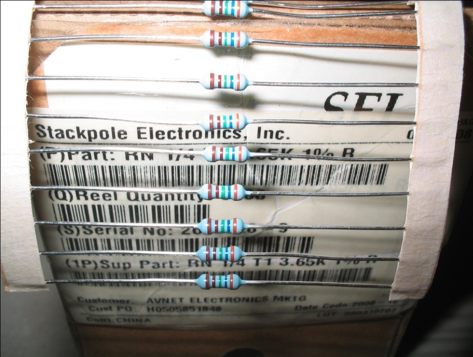 US STACKPOLE 3K65 generation 3 6K 0 25W 1% (10 pieces 2 yuan)