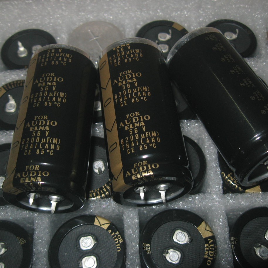 ELNA 56V8200UF FOR AUDIO Skin-headed Copper Foot Audio Capacitor Mass Size 30*63MM