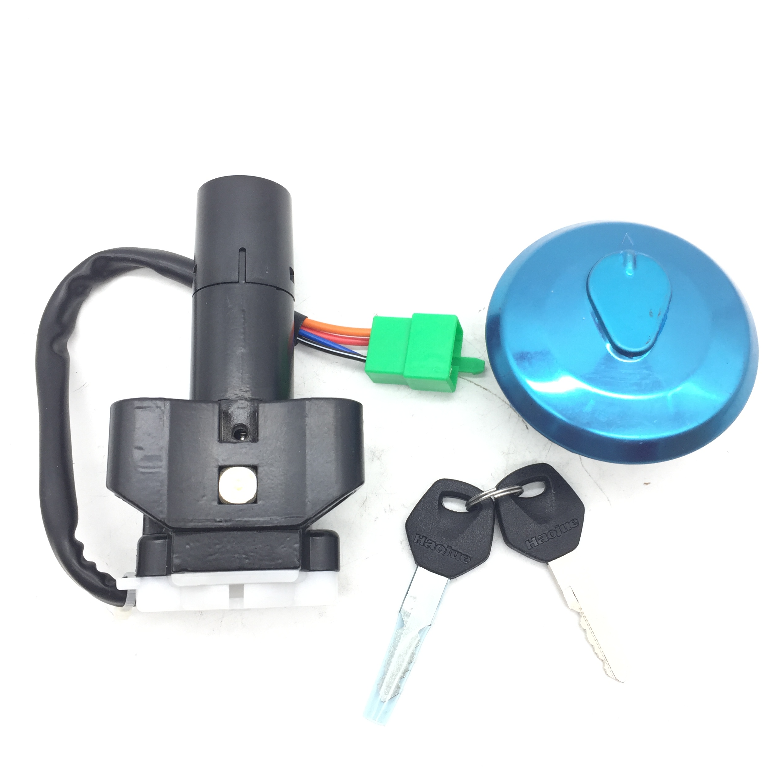 Applicable luxury locomotive HJ125-8E 8F locomotive jacket lock electronic door lock oil case cover key full car lock