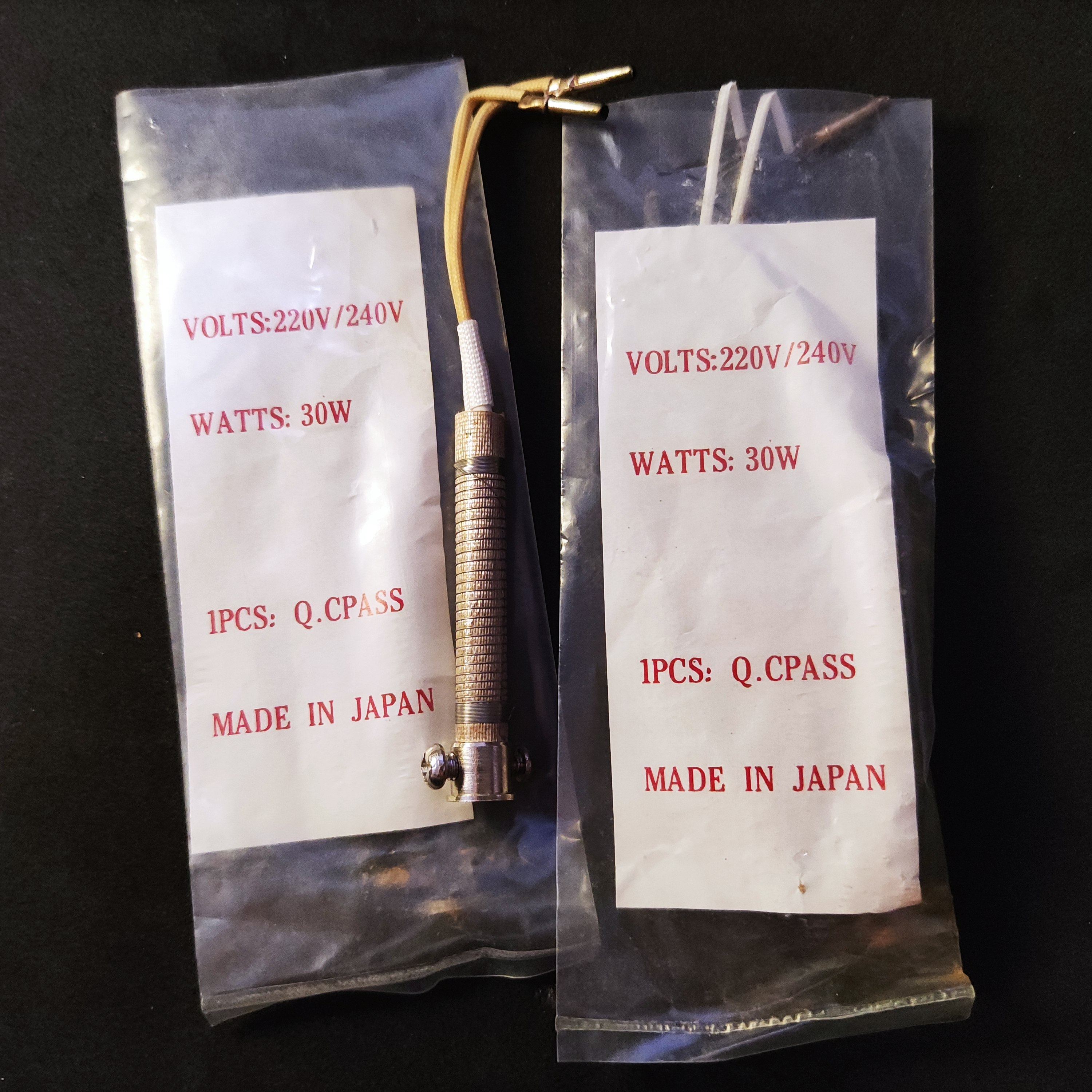 Japan imported exothermic electric iron heating core 30w 40w goot co-payment