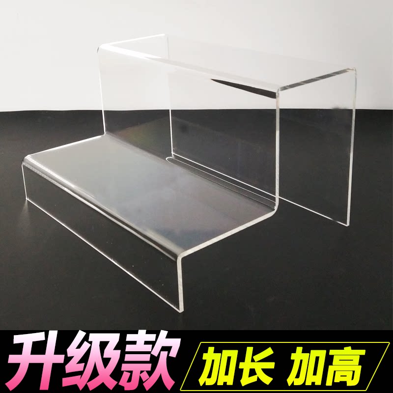 Acrylic Multilayer Show Shelf Transparent Ladder Frame Female Hand Satchel Display Merchandise Model Shoes Bag-Package Exhibition Shelf