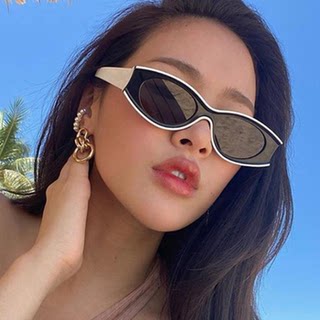 2025 Celebrity Style Hip-Hop Sunglasses for Women ins Retro European and American Style Sunglasses Korean Version Trendy Party Girl Street Style