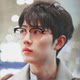 Xiao Zhan Style Prescription Glasses for Men, Trendy Blue Light Blocking, Anti-Radiation, Non-Prescription Glasses, Can Be Fitted with Lenses