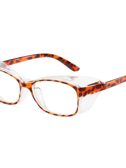 2025防花粉过敏眼镜女网红防蓝光抗辐射防雾防风沙骑行透明护目镜