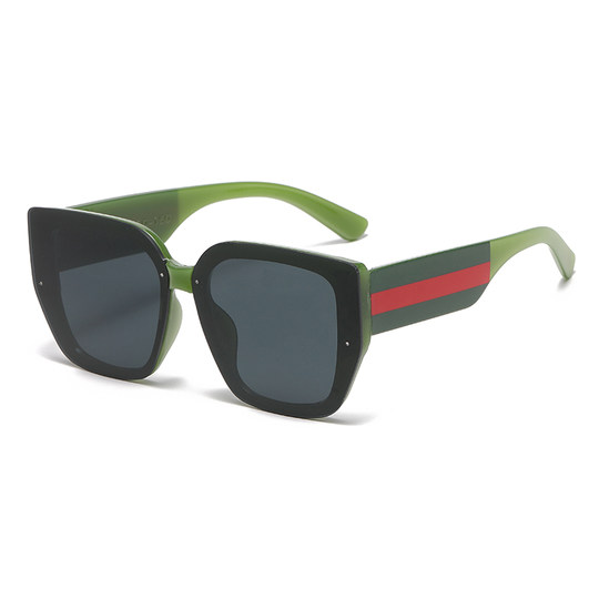 European and American Style Large Frame Sunglasses with a High-End Feel, Make the Face Look Smaller, New Autumn Collection, Trendy Women's Sunglasses for Stylish Outings