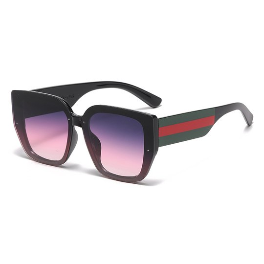 European and American Style Large Frame Sunglasses with a High-End Feel, Make the Face Look Smaller, New Autumn Collection, Trendy Women's Sunglasses for Stylish Outings