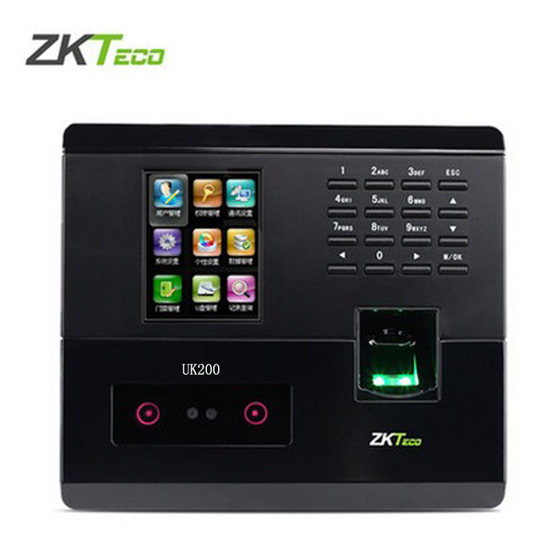 Central Control Smart UK200 Attendance Machine Automatically Generates Report Fingerprint Face Recognition Punch Access Control U Disk Network
