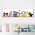 Novice đơn giản cross stitch thêu ren thêu 2018 mới phòng mèo con vật nhỏ bé sống phòng ngủ tối giản hiện đại - Công cụ & phụ kiện Cross-stitch khung thêu tranh chữ thập Công cụ & phụ kiện Cross-stitch