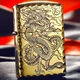 ZIPPO nhẹ hơn vỏ đồng nguyên chất tự làm đồng nguyên chất khắc khắc vỏ tùy chỉnh riêng để gửi tấm đồng nguyên chất lót - Bật lửa