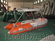 Rubber dinghy inflatable boat Assault Boat Fishing Boat Yacht Leather Canoeing Stainless Steel Awning Beach Umbrella Sun Umbrella