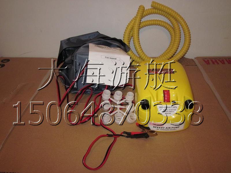 Rubber boat, assault boat, inflatable fishing boat, yacht, vehicle-mounted high-voltage electric air pump, inflator, charging and suction dual-purpose pump