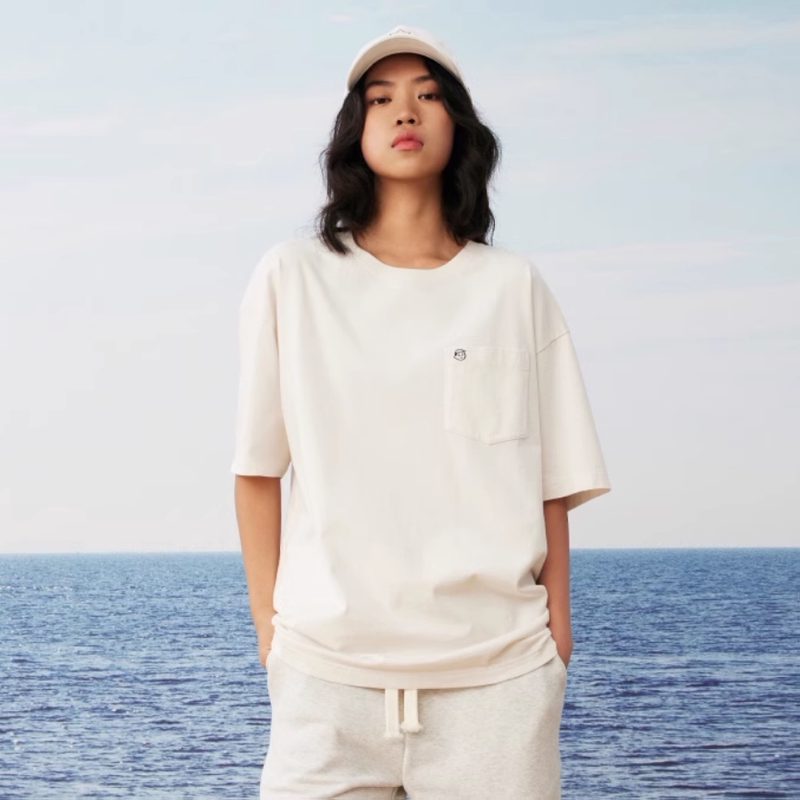 Converse Noritake Co-Branded Men's and Women's Printed Simple Sports Short-Sleeved T-Shirt 10028761-A01