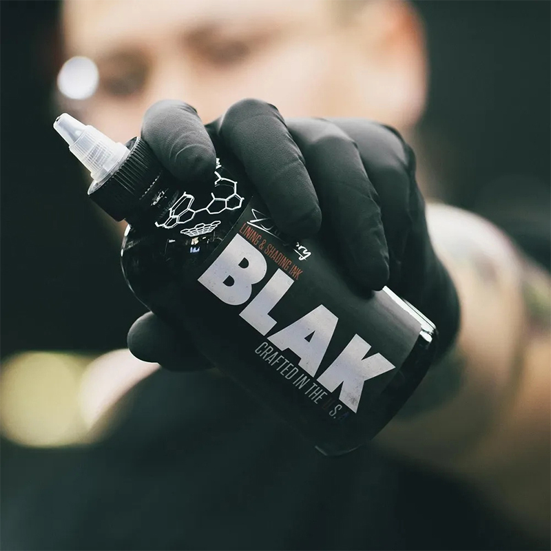 Fable Color Material Allegory Tattoo Ink Cutting Line Black Super Black High Gloss White Water-Based Safe Non-Irritating Easy to Color