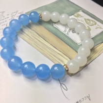 Original Design Blue Sky White Clouds Single Rings Starry Cuban Bracelet Men and women Chauffmen Tides Light Extravagant lovers Cuba Chains