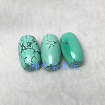 Hubei Natural Green Pine Stone Bucket Pearl Loose Bead Top Beading Pearl Waist Pearl Sepal Beads original mine original stone bracelet Bodhi accessories Accessories Beads