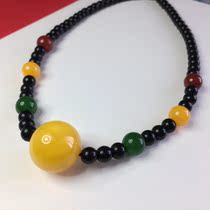 Kangbahan Childrens Girls Hide Accessories Lock Bones Chain Sweater Chain Brigade Slapping Tibetan Ethnic Necklaces Original Small Crowdethnic Wind Accessories