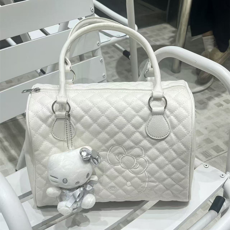 Hello Kitty Bag, Short Trip Bag, Luggage Bag, Carry-On, Lightweight, Large Capacity Boston Bag, Handbag