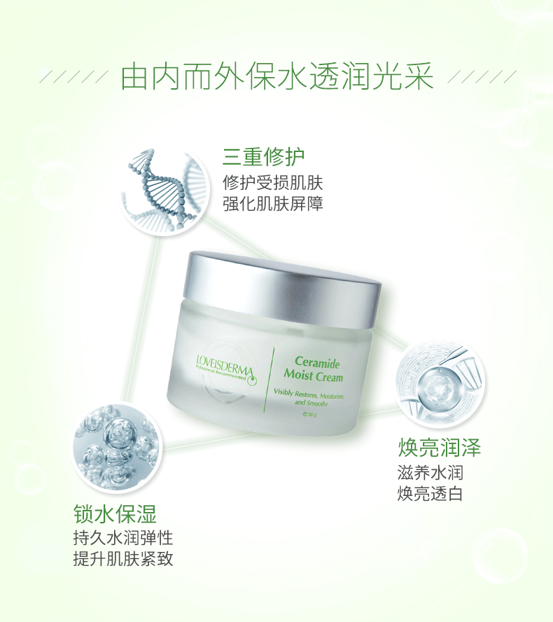 Kem dưỡng ẩm dưỡng da LOVEISDERMA Essence Ceramide Niacinamide B5 50g - Kem dưỡng da kem dưỡng ẩm chống lão hóa