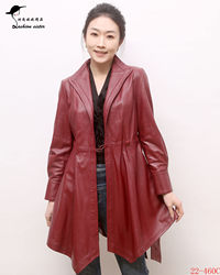 Fashion Sister Boutique 2024 Fashionable Spring and Autumn New Women's Sheepskin Leather Jacket 22-460C