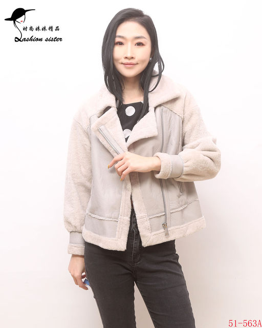 Fashion Sister Boutique 2023 Fashionable Autumn and Winter New Women's Fur All-in-One Jacket 51-563A